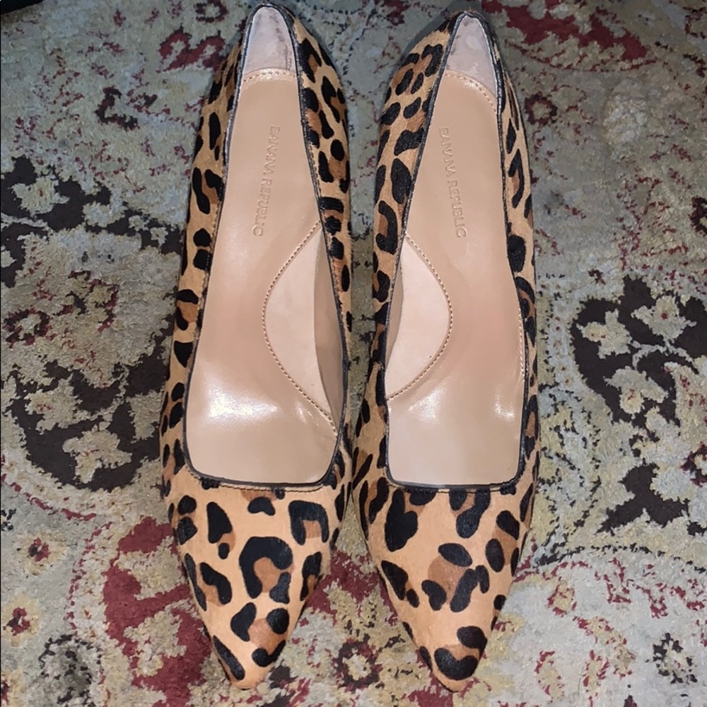 Cheetah Print Block Heels